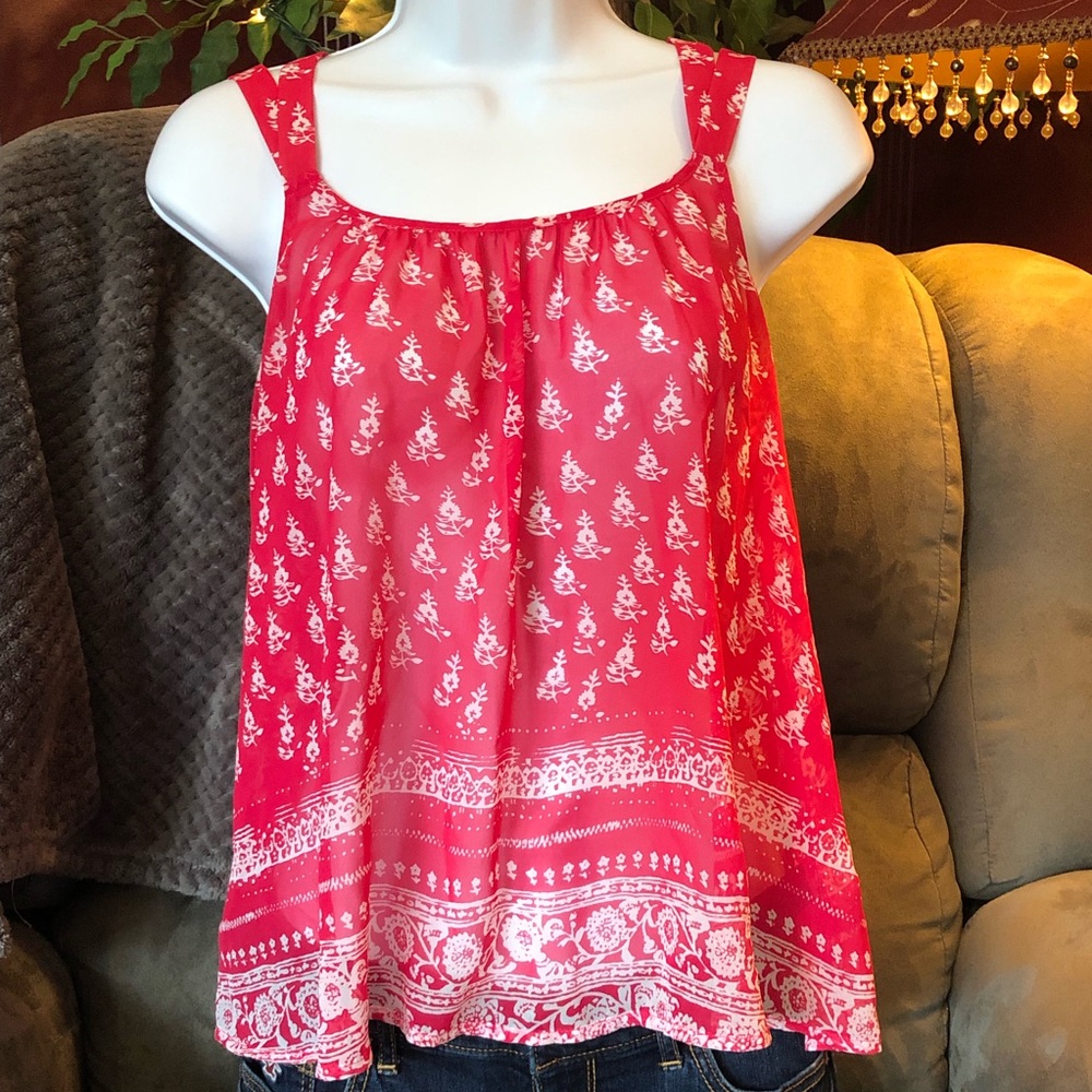 Express Floral Lightweight Tank Top